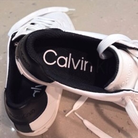 Calvin Klein Trainers-White/Black-Size 7-NWOT - Picture 8 of 9